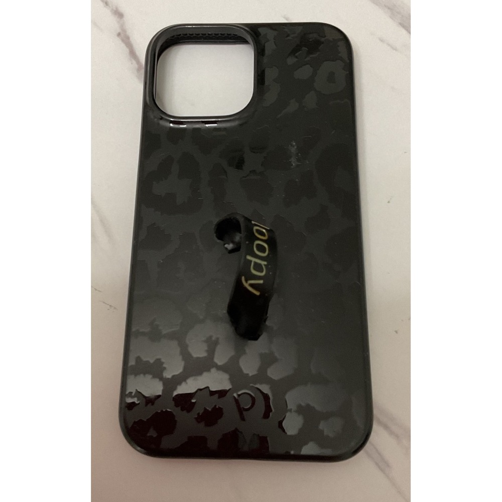 Loopy Case iPhone 13 Pro Max Midnight Leopard Black Ambidextrous Broken Loop